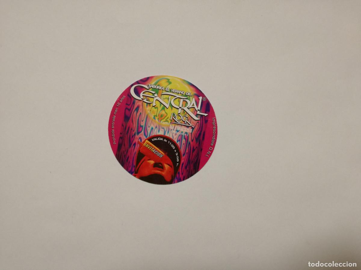 Otros Art&iacute;culos de Coleccionismo en Papel: FLYER ENTRADA INVITACION - DISCOTECA CENTRAL ROCK