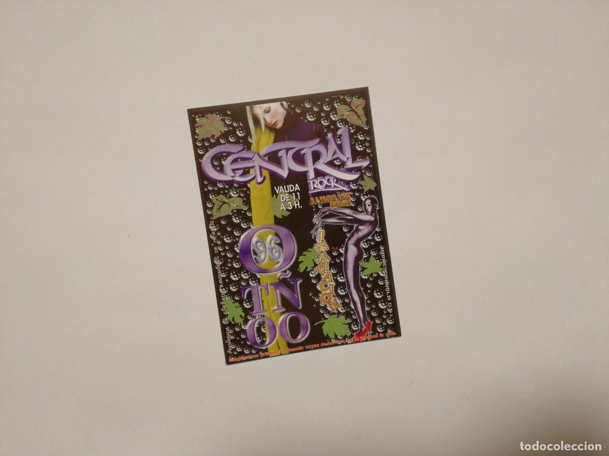Otros Art&iacute;culos de Coleccionismo en Papel: FLYER ENTRADA INVITACION - DISCOTECA CENTRAL ROCK