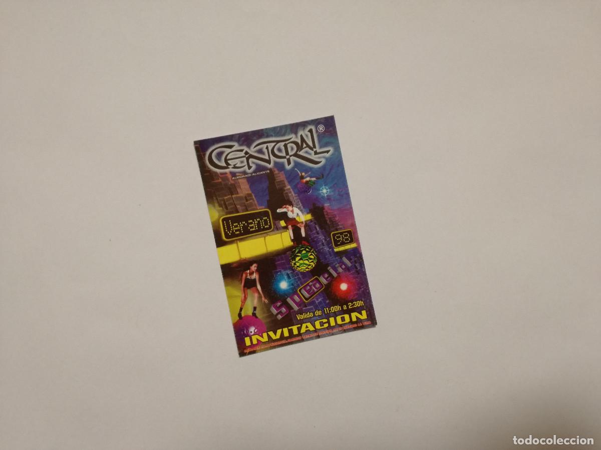 Otros Art&iacute;culos de Coleccionismo en Papel: FLYER ENTRADA INVITACION - DISCOTECA CENTRAL ROCK