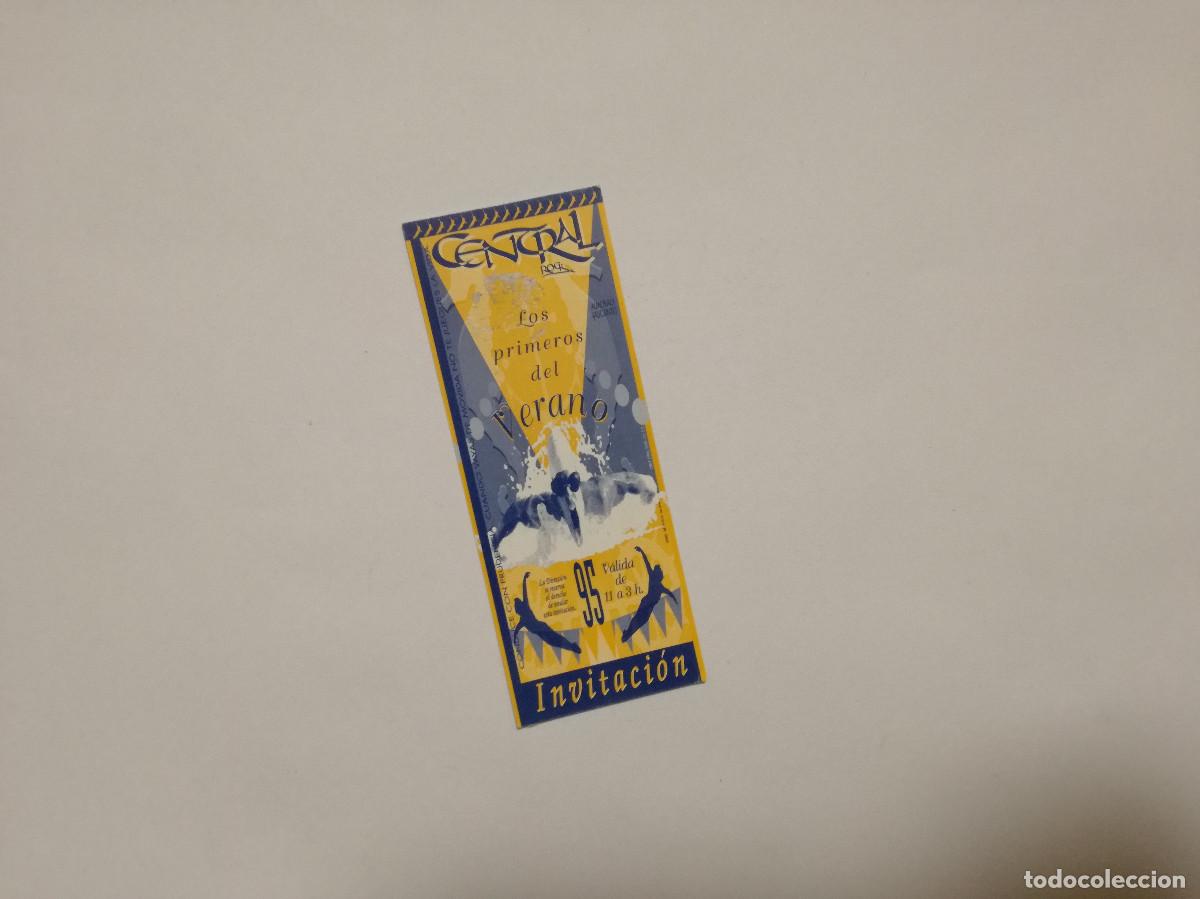 Otros Art&iacute;culos de Coleccionismo en Papel: FLYER ENTRADA INVITACION - DISCOTECA CENTRAL ROCK