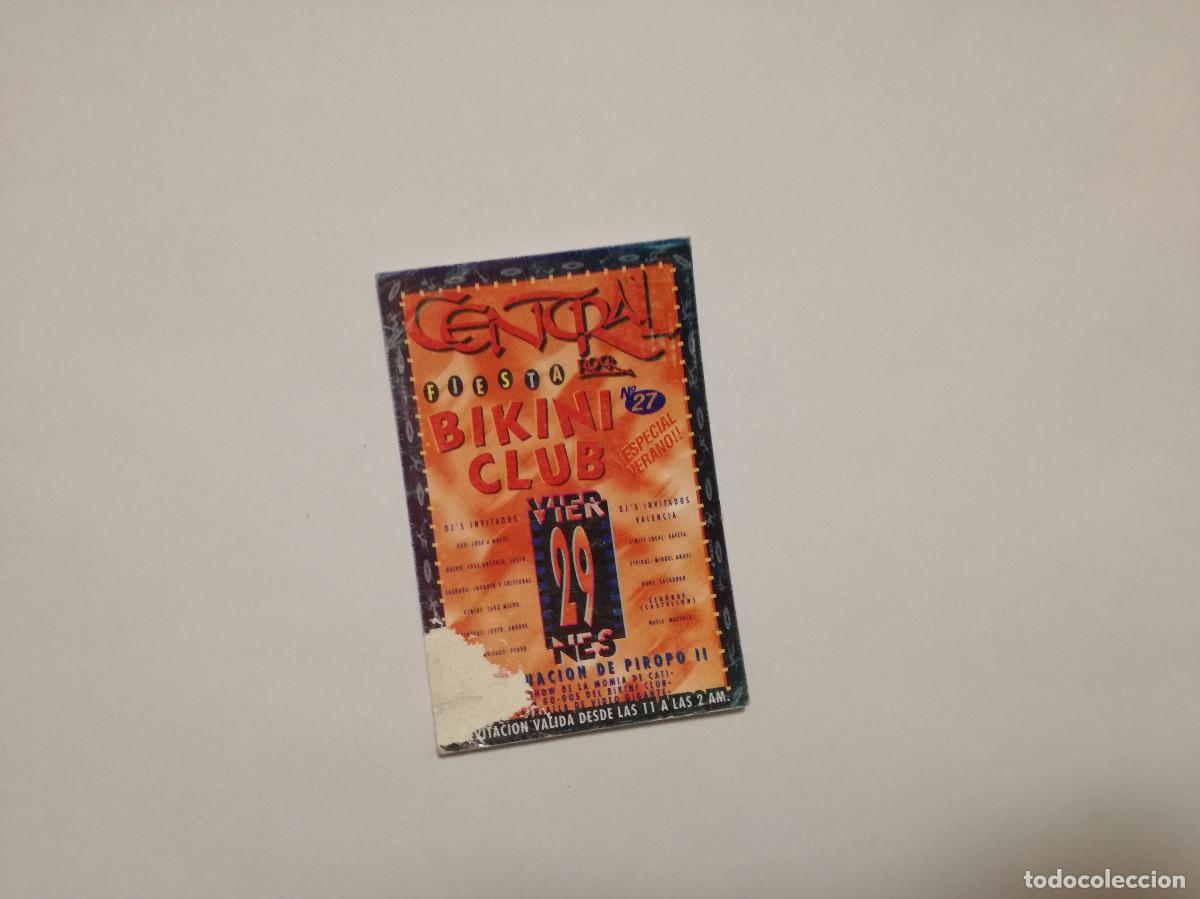 Otros Art&iacute;culos de Coleccionismo en Papel: FLYER ENTRADA INVITACION - DISCOTECA CENTRAL ROCK