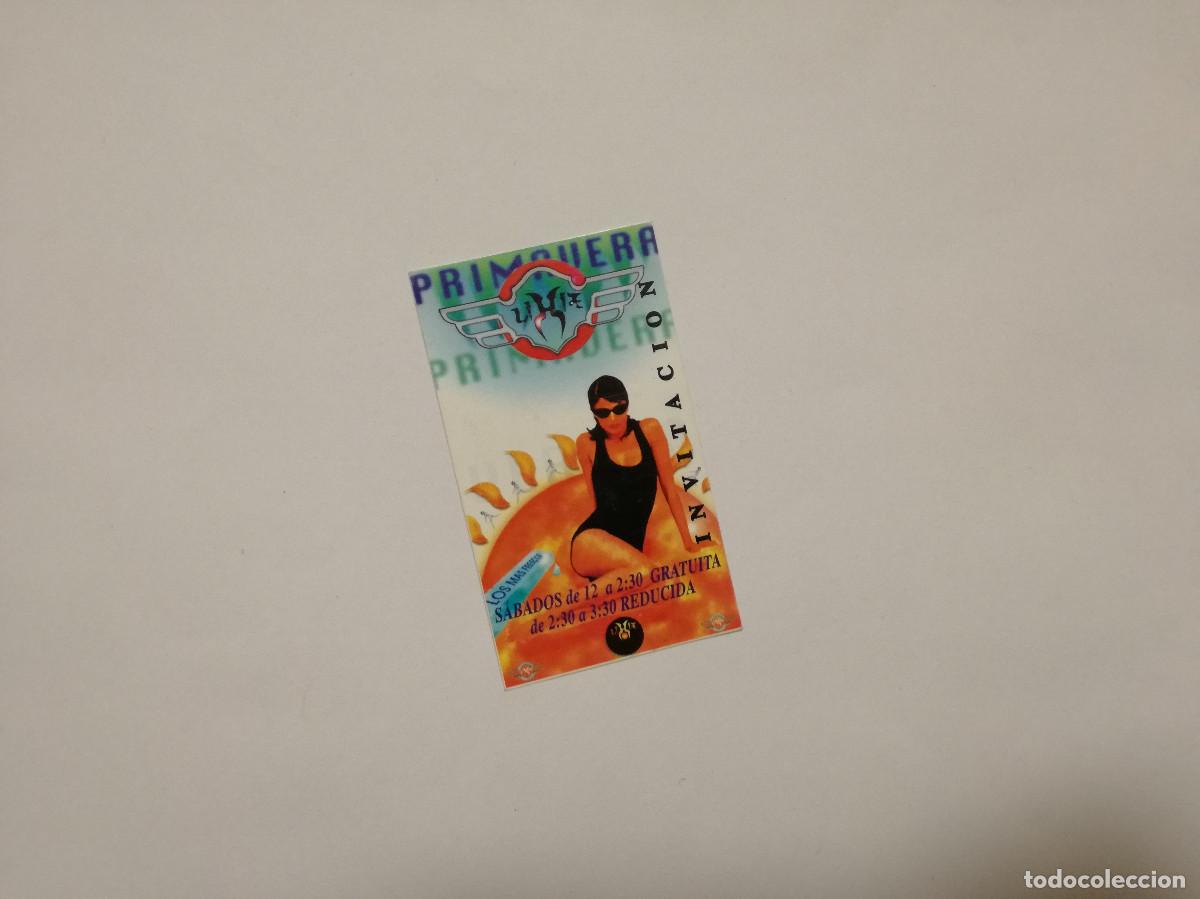 Otros Art&iacute;culos de Coleccionismo en Papel: FLYER ENTRADA INVITACION - DISCOTECA LIMITE