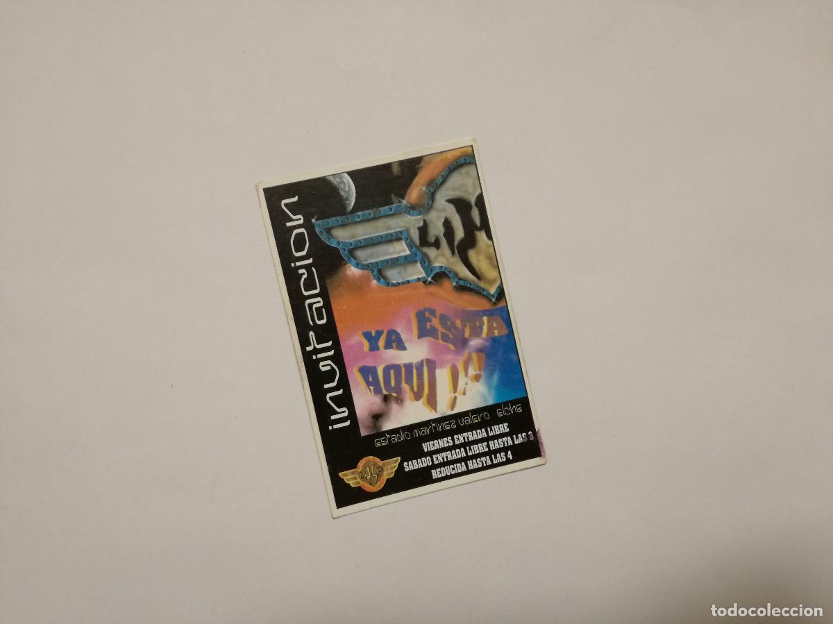 Otros Art&iacute;culos de Coleccionismo en Papel: FLYER ENTRADA INVITACION - DISCOTECA LIMITE