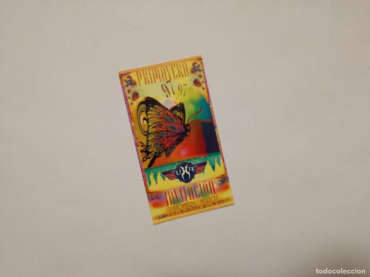 Otros Art&iacute;culos de Coleccionismo en Papel: FLYER ENTRADA INVITACION - DISCOTECA LIMITE