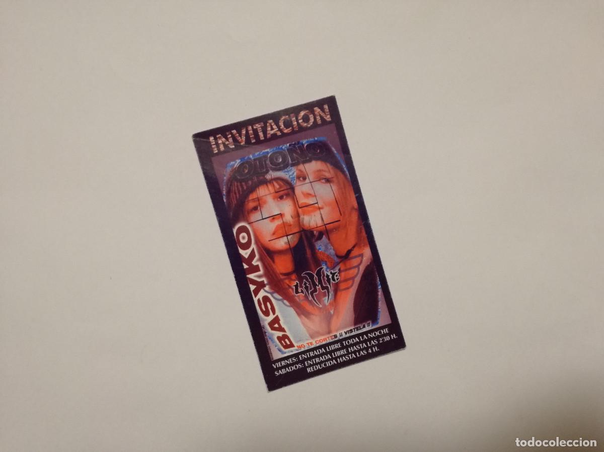Otros Art&iacute;culos de Coleccionismo en Papel: FLYER ENTRADA INVITACION - DISCOTECA LIMITE