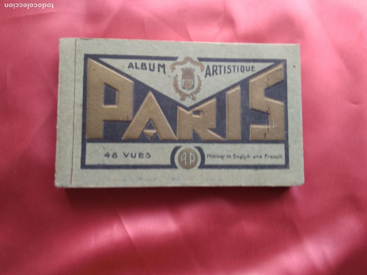 Sammelleidenschaft Andere Papierartikel: Album Artistique Paris 44 vaues Primeros del siglo XX en franc&eacute;s N.3497