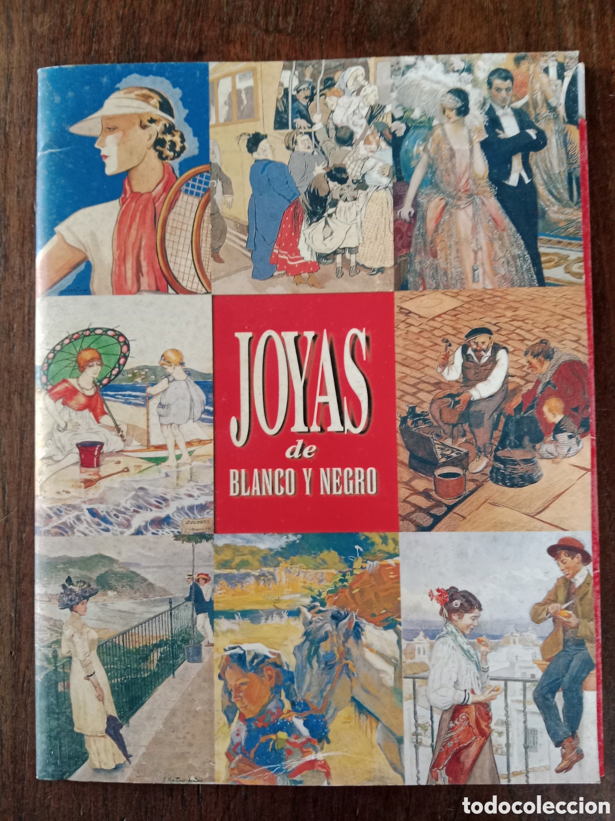 Outros artigos de papel: Colecci&oacute;n 12 laminas joyas de blanco y negro