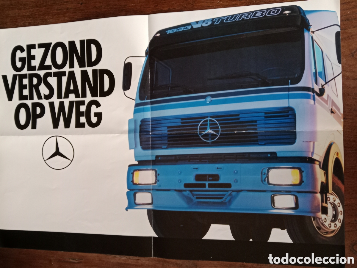 Outros artigos de papel: Poster cami&oacute;n mercedes Benz