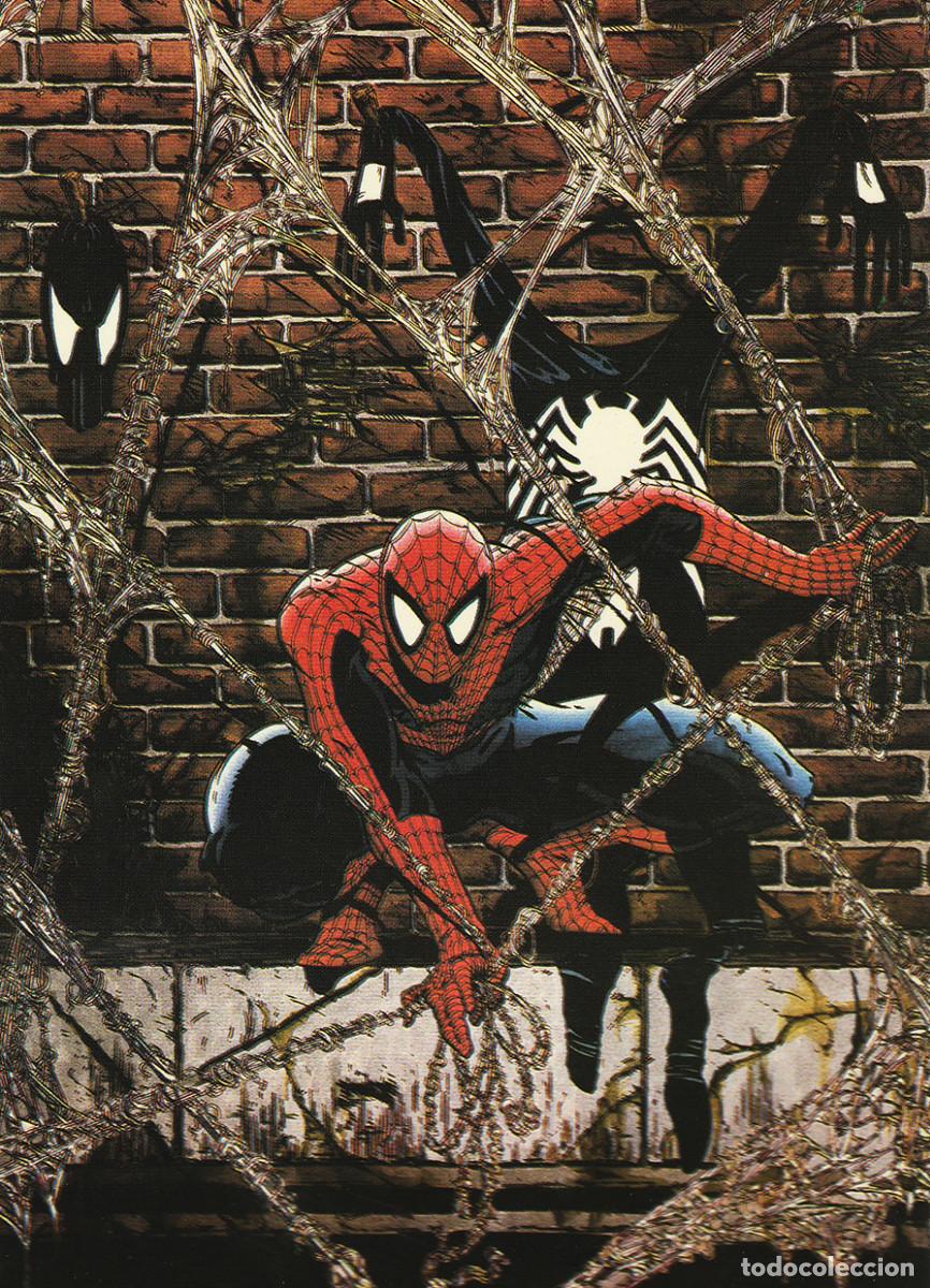 Paper Collecting Others: THE AMAZING SPIDER-MAN POR TODD McFARLANE POSTCARD (Marvel, 1991) 10x15 cm Oferta