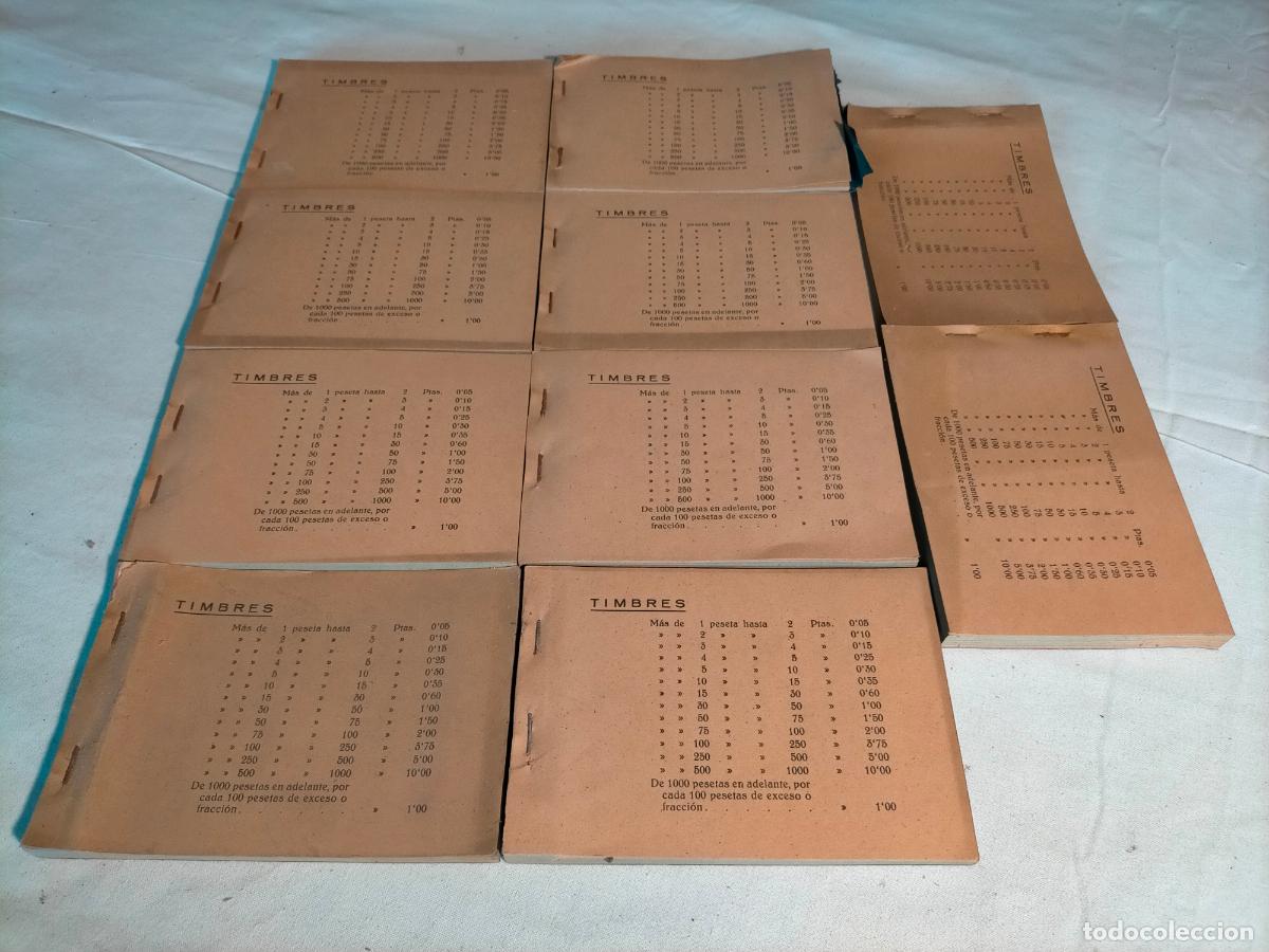 Otros Art&iacute;culos de Coleccionismo en Papel: Lote libros de talones timbres antiguos tal&oacute;n resguardo de mercanc&iacute;as transportes a&ntilde;os 40