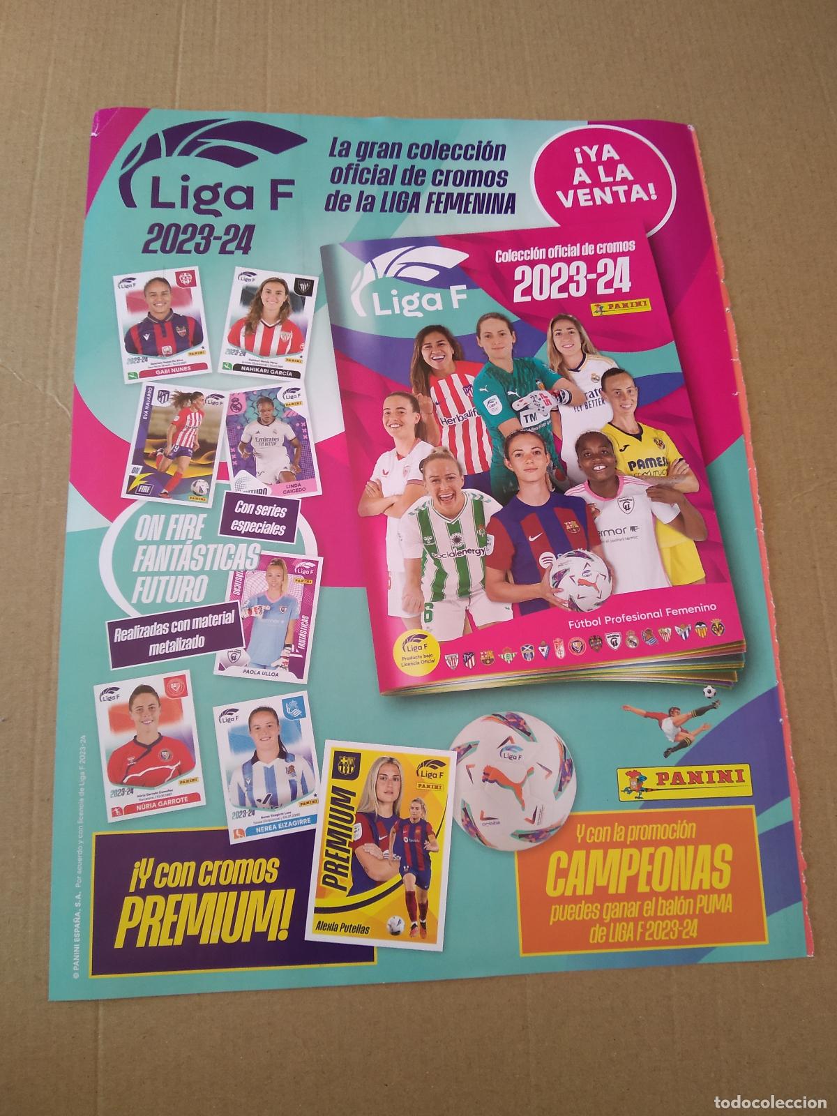 Otros Art&iacute;culos de Coleccionismo en Papel: HOJA REVISTA JUGON CROMO FUTBOL FEMENINO LIGA F 23-24 RONALDO MESSI CASILALS NAVAS ALEXIA PUTELLAS