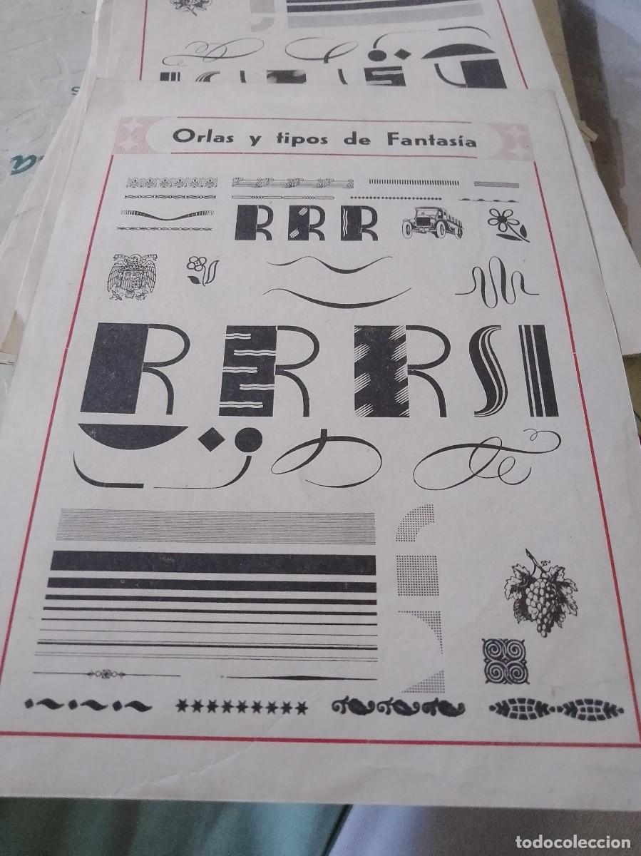Paper Collecting Others: Orlas y tipos de fantas&iacute;a de una vieja imprenta