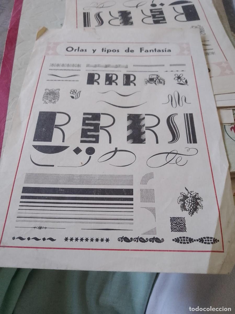 Paper Collecting Others: Orlas y tipos de fantas&iacute;a de una vieja imprenta