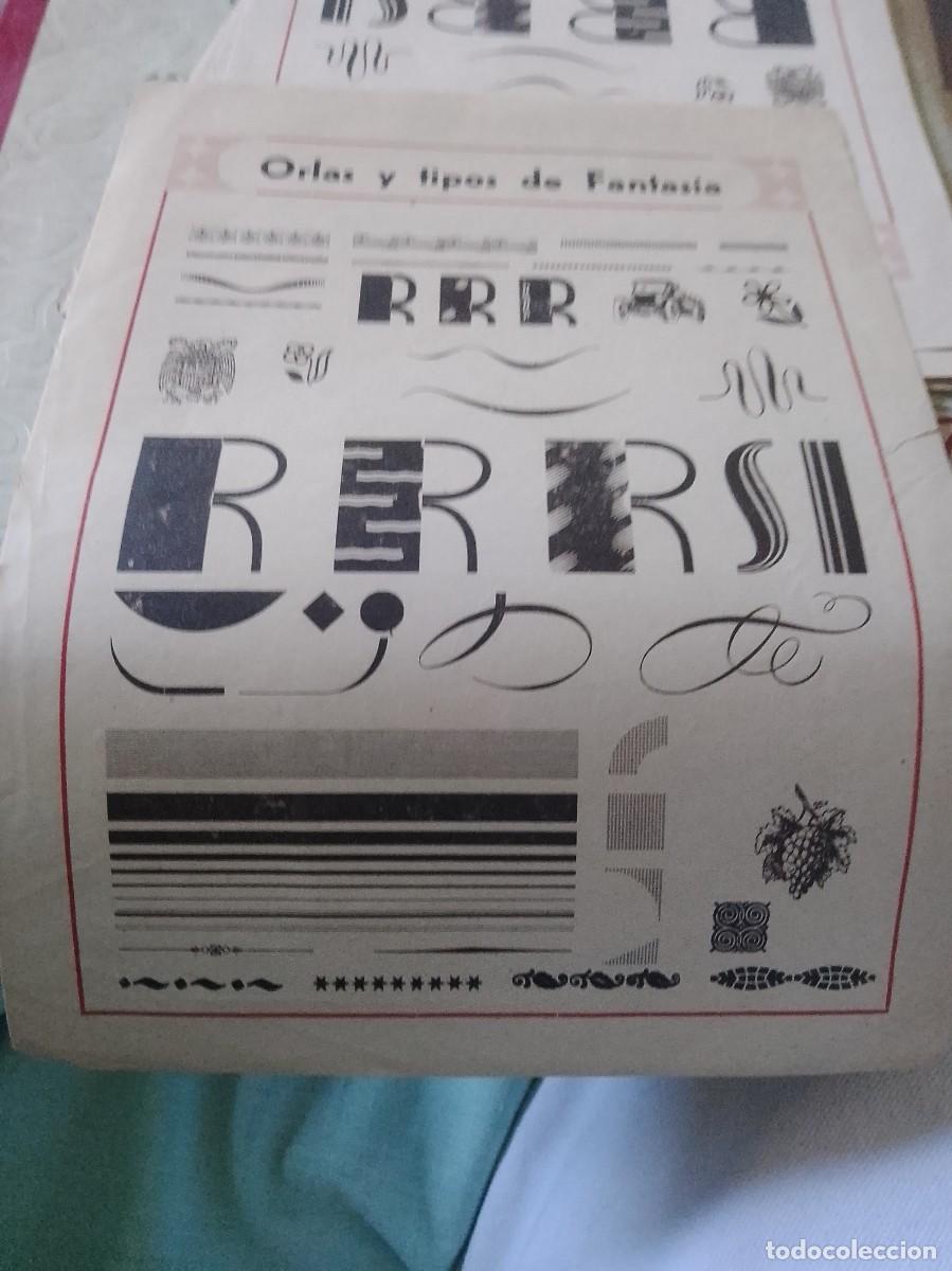 Paper Collecting Others: Orlas y tipos de fantas&iacute;a de una vieja imprenta