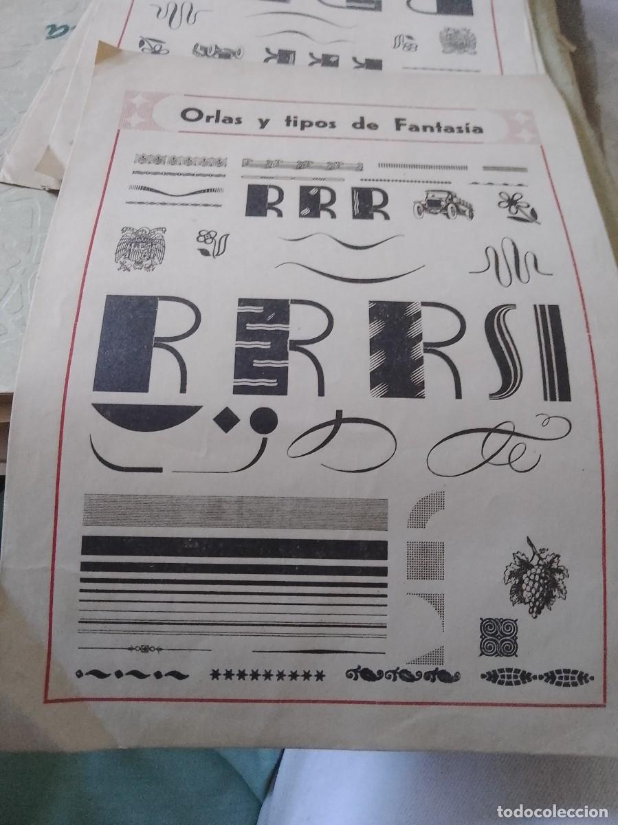 Paper Collecting Others: Orlas y tipos de fantas&iacute;a de una vieja imprenta