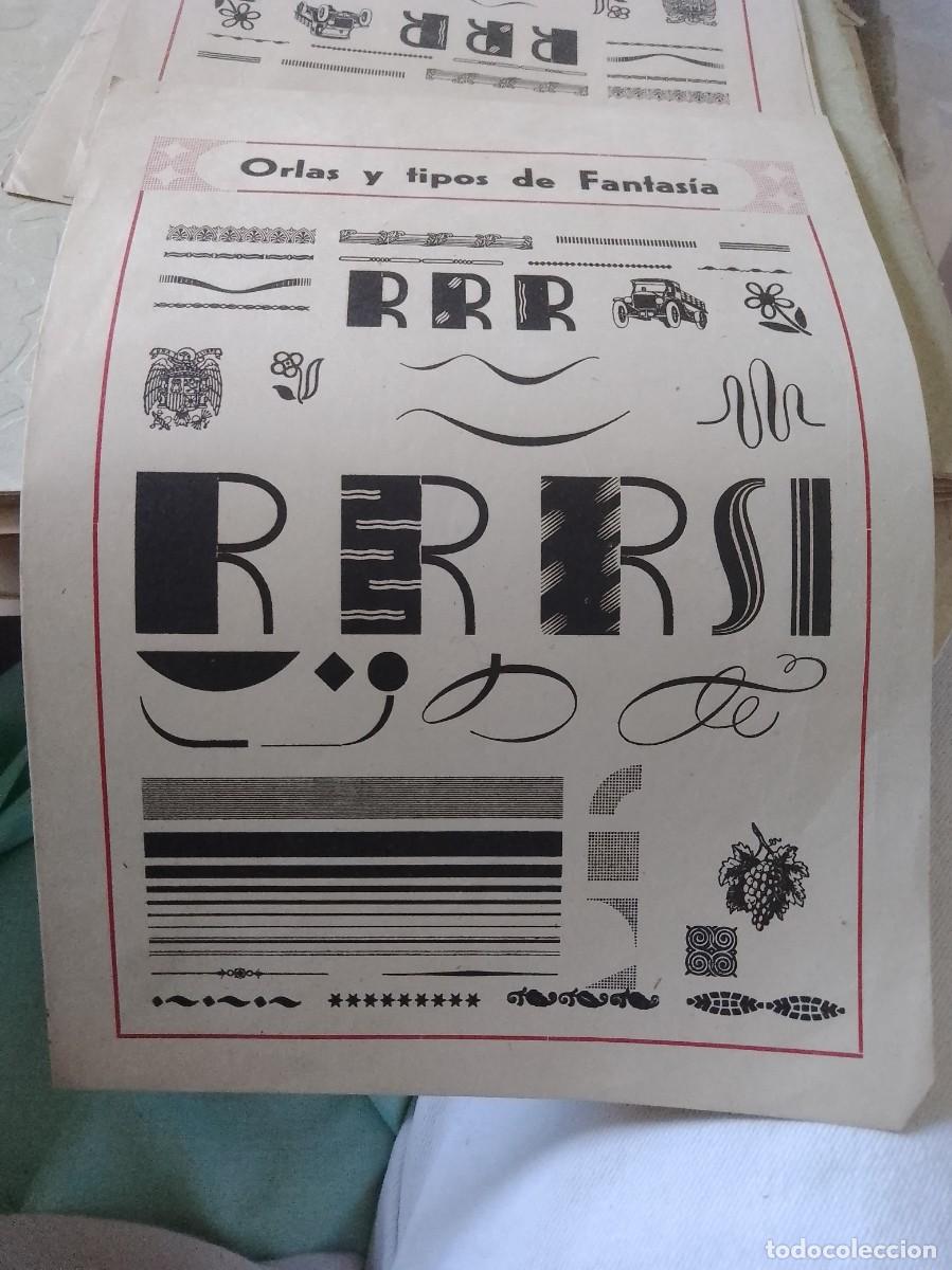 Paper Collecting Others: Orlas y tipos de fantas&iacute;a de una vieja imprenta