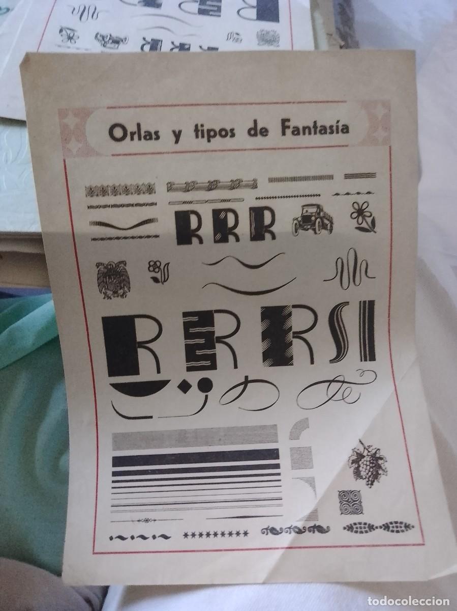 Paper Collecting Others: Orlas y tipos de fantas&iacute;a de una vieja imprenta
