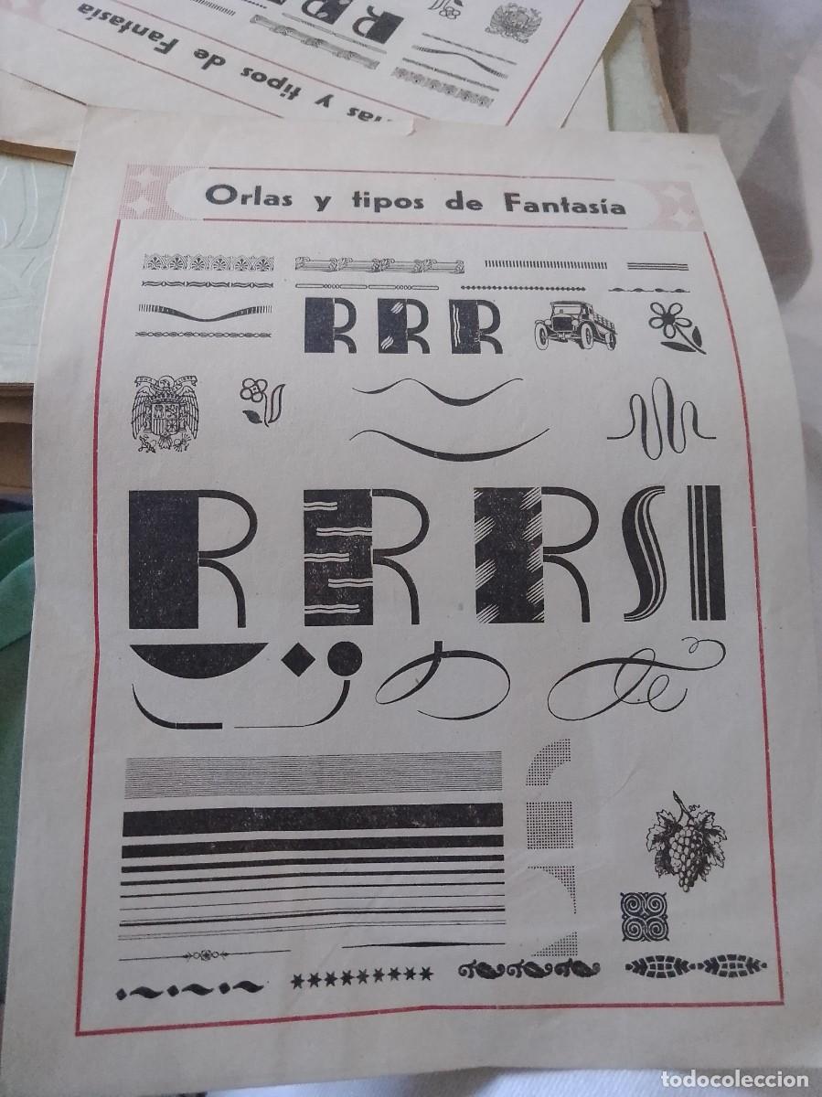 Paper Collecting Others: Orlas y tipos de fantas&iacute;a de una vieja imprenta