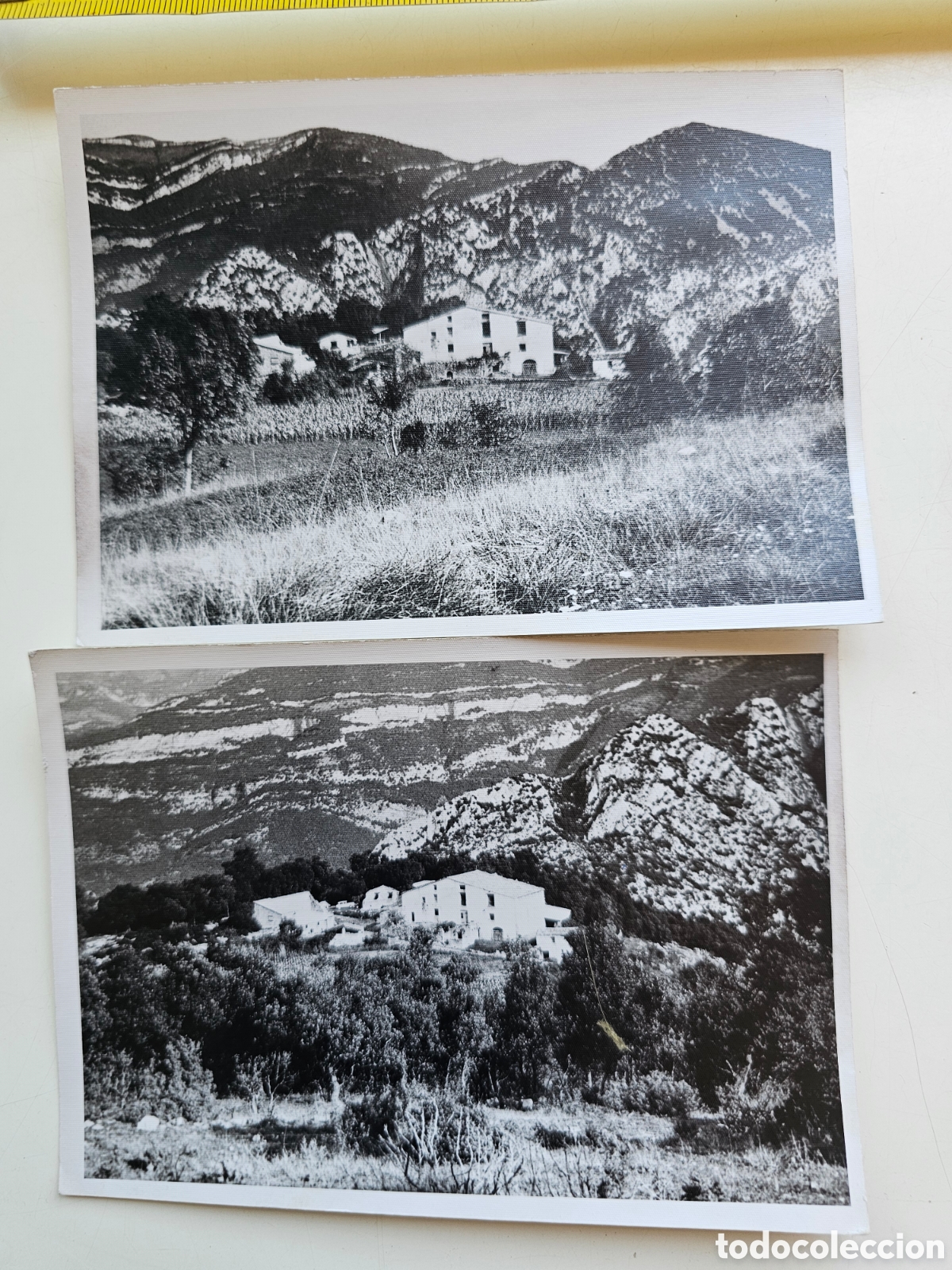 Otros Art&iacute;culos de Coleccionismo en Papel: 2 fotograf&iacute;as de Masia Catalana 1960s lugar desconocido