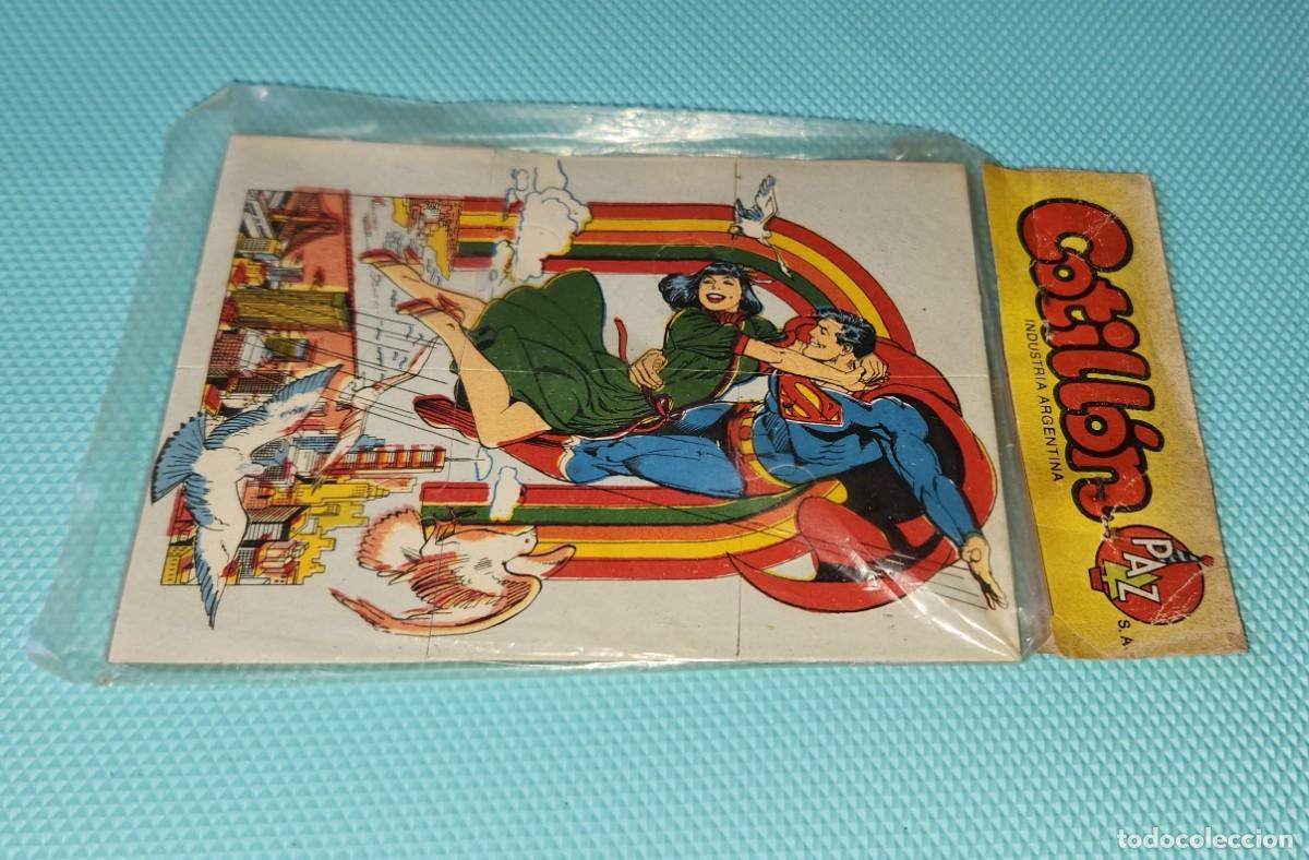 Outros artigos de papel: SUPERMAN Y LOIS LANE antiguo rompecabezas de COTILLON hecho en ARGENTINA a&ntilde;s '70s DC COMICS