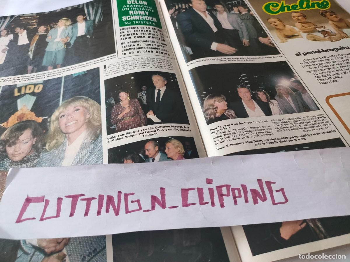 Otros Art&iacute;culos de Coleccionismo en Papel: Clipping_ H812609 ALAIN DELON, ROMY SCHNEIDER