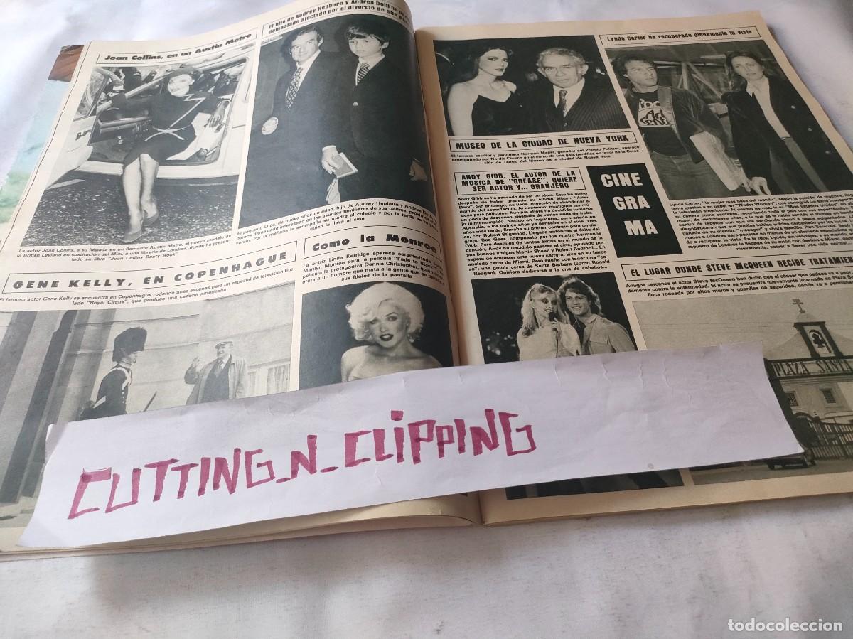Otros art&iacute;culos de coleccionismo en papel: Clipping_ H802211 OLIVIA NEWTON, ANDY GIBB, STEVE MCQUEEN, LINDA KERRIDGE, JOAN COLLINS