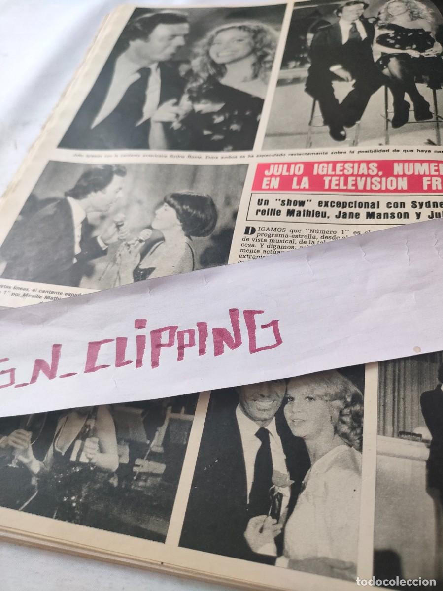 Otros Art&iacute;culos de Coleccionismo en Papel: Clipping_ H800202 JULIO IGLESIAS, SYDNE ROME