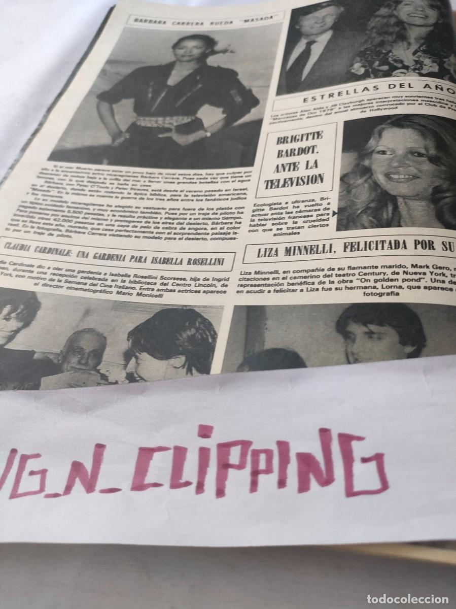 Otros Art&iacute;culos de Coleccionismo en Papel: Clipping_ H801201 BRIGITTE BARDOT, LIZA MINELLI, CLAUDIA CARDINALE