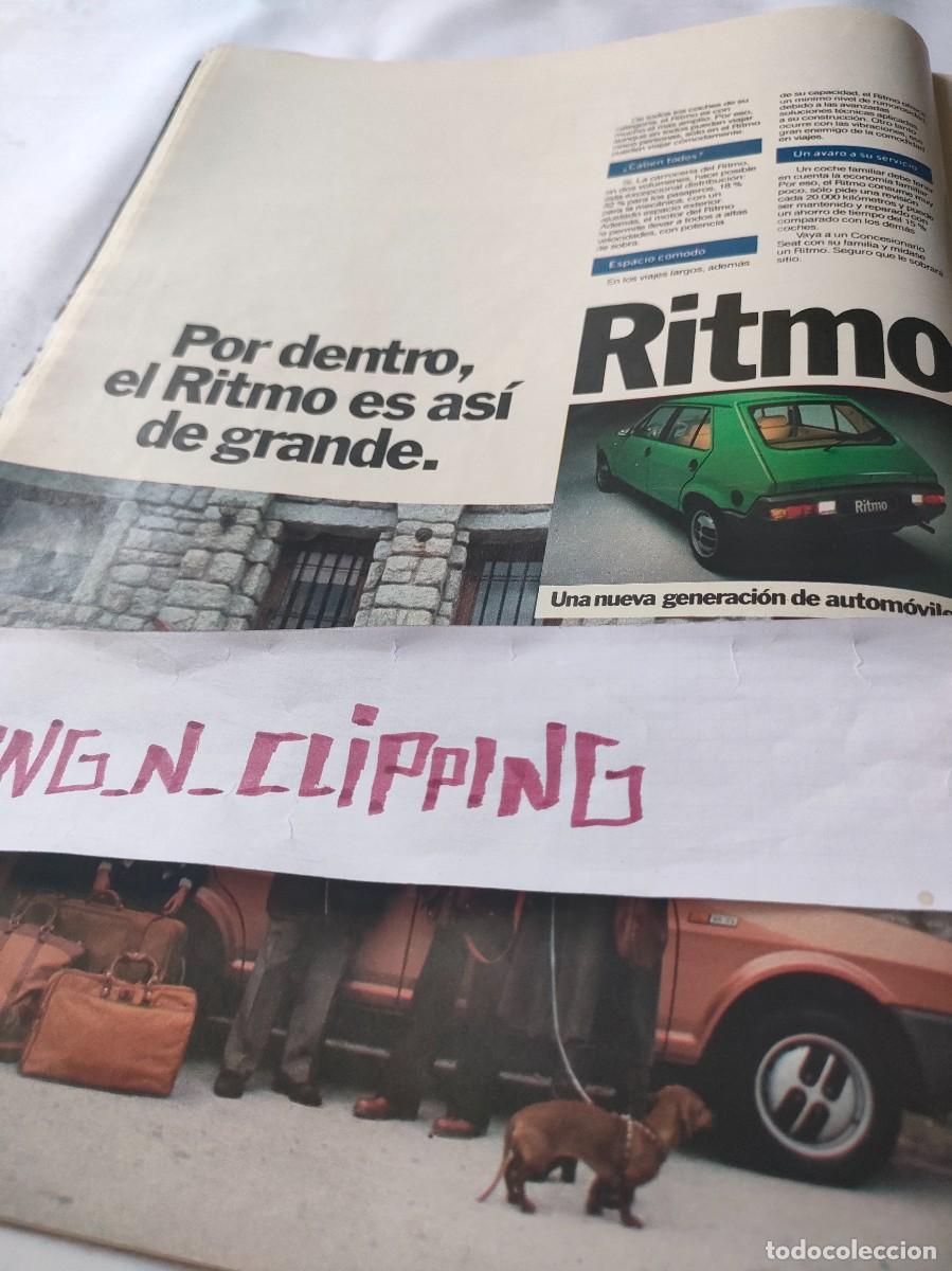 Otros art&iacute;culos de coleccionismo en papel: Clipping_ H801201 SEAT RITMO PUBLI