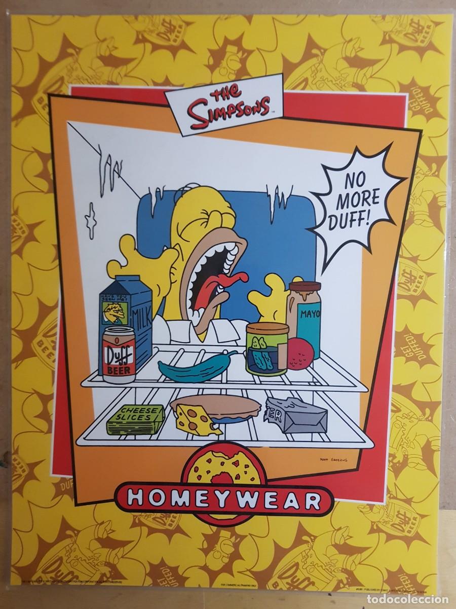 Otros Art&iacute;culos de Coleccionismo en Papel: L&Aacute;MINA PL&Aacute;STIFICADA (PLASTIFIED SHEET) THE SIMPSON - HOMEYWEAR 30CMX41CM