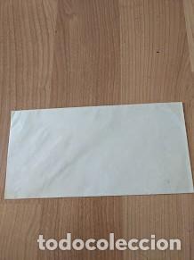 Outros artigos de papel: ANTIGUO SOBRE 22 X 11