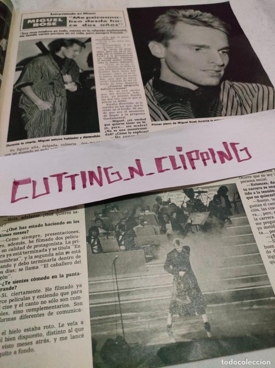 Otros Art&iacute;culos de Coleccionismo en Papel: Clipping_ H850911 MIGUEL BOSE, CAMILO SESTO, ISABEL PISANO,