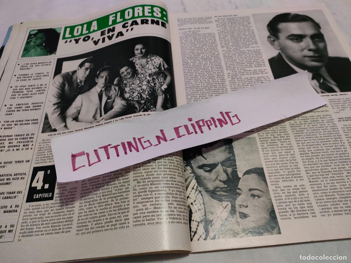 Otros art&iacute;culos de coleccionismo en papel: Clipping_ H820304 LOLA FLORES