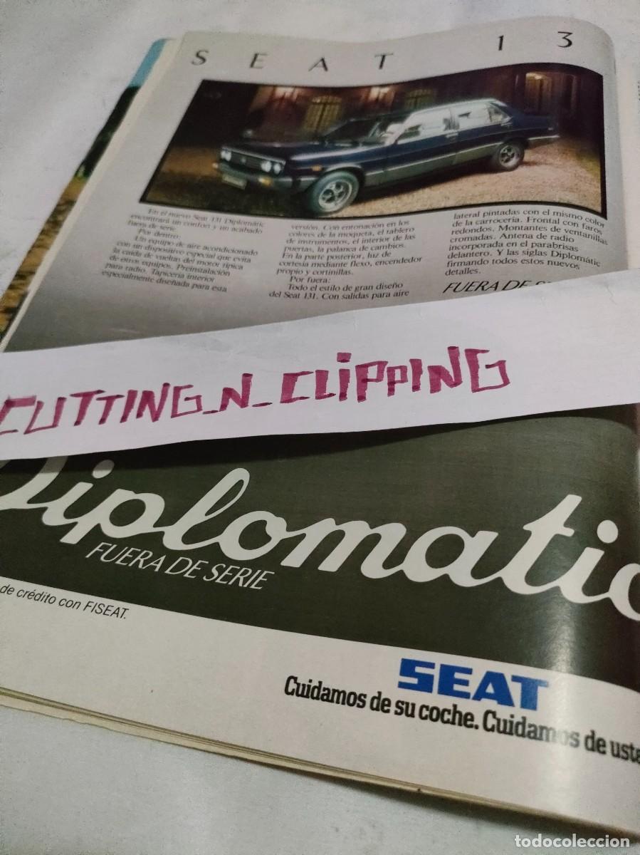 Otros art&iacute;culos de coleccionismo en papel: Clipping_ H820304 SEAT 13 PUBLICIDAD