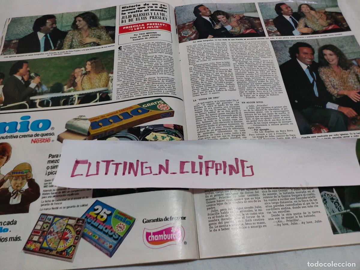 Otros Art&iacute;culos de Coleccionismo en Papel: Clipping_ H810703 JULIO IGLESIAS Y PRISCILLA PRESLEY