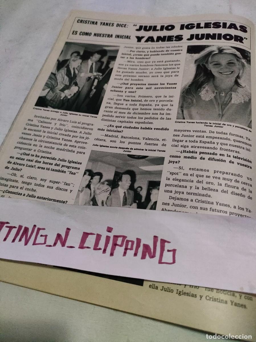 Otros Art&iacute;culos de Coleccionismo en Papel: Clipping_ H810703 JULIO IGLESIAS YANES JUNIOR