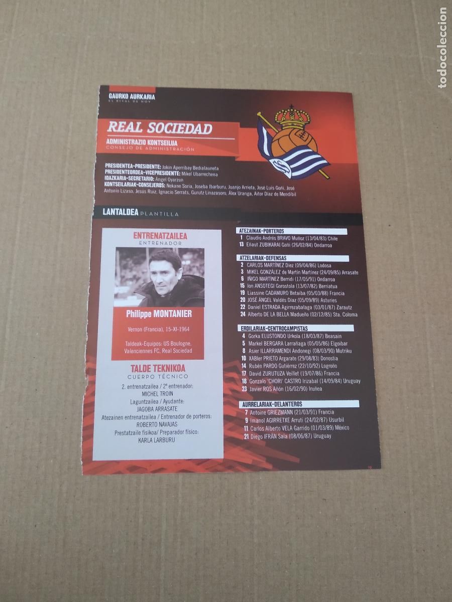 Otros art&iacute;culos de coleccionismo en papel: HOJA REVISTA ATHLETIC CLUB BILBAO RIVAL DE HOY REAL SOCIEDAD PUBLICIDAD SEAT
