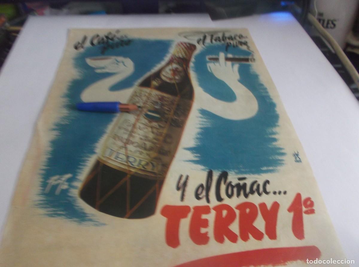 Otros Art&iacute;culos de Coleccionismo en Papel: RECORTE PUBLI.A&Ntilde;O 1952.- BRANDY-CO&Ntilde;AC VIEJO TERRY 1&ordm;(DIBUJO PAMPA/PUBLI.SAL DE FRUTA ENO