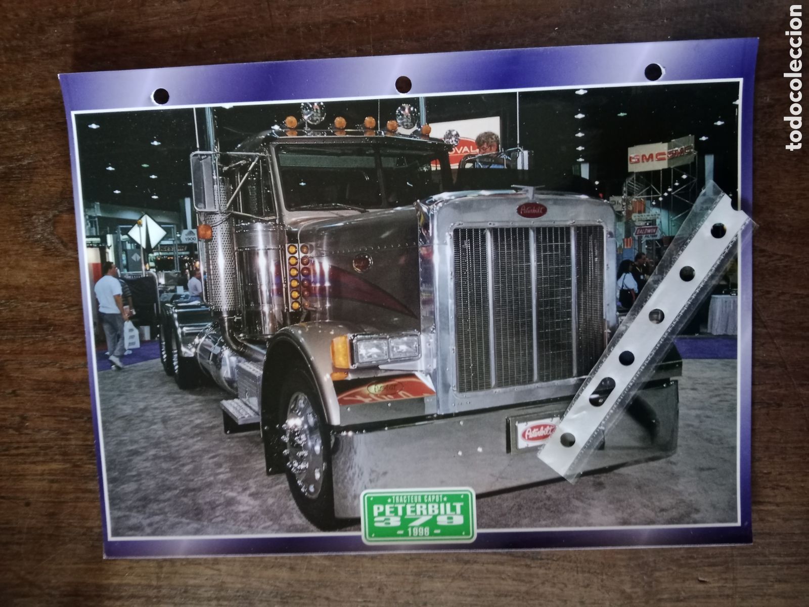 Outros artigos de papel: Ficha camion americano Peterbilt 379