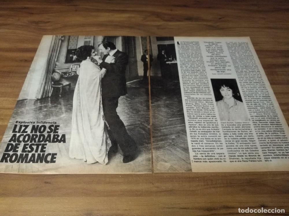 Otros Art&iacute;culos de Coleccionismo en Papel: (G120) Elizabeth Taylor * Clippings Revista 2 Pgs * 1981