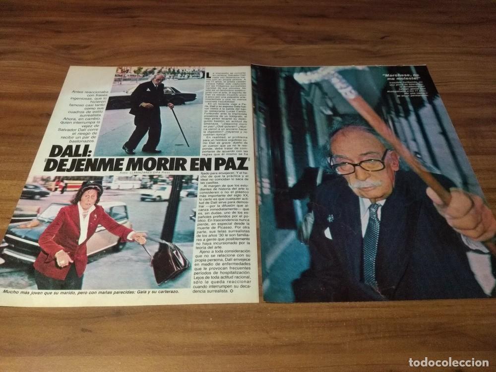 Otros art&iacute;culos de coleccionismo en papel: (G191) Salvador Dali * Clippings Revista 2 Pgs * 1981