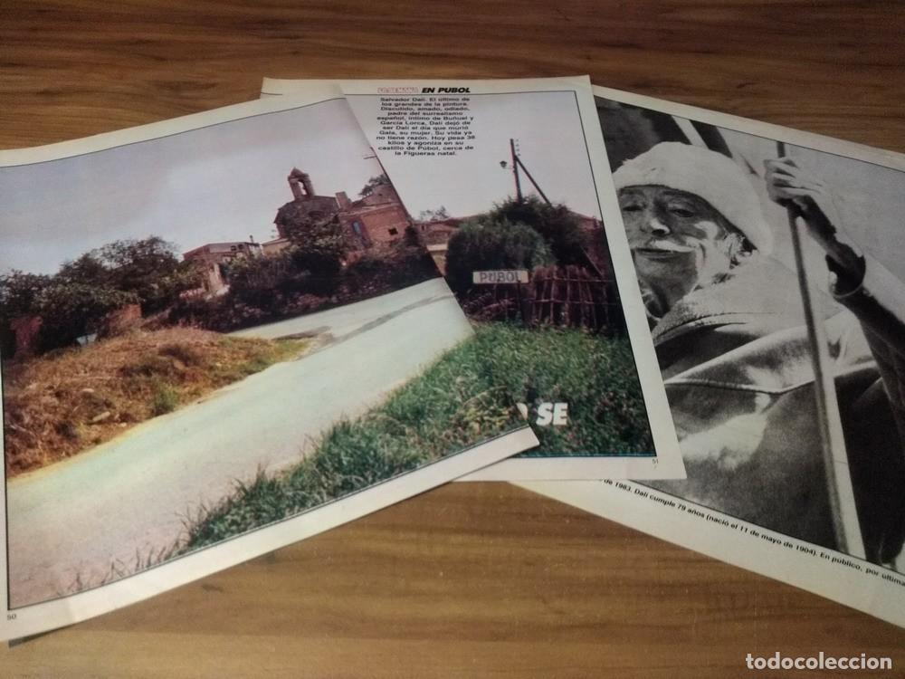 Otros art&iacute;culos de coleccionismo en papel: (G192) Salvador Dali * Clippings Revista 5 Pgs * 1983