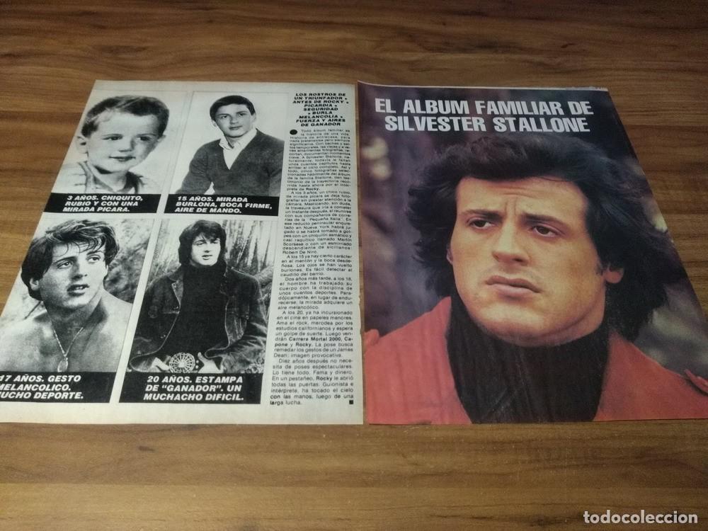 Otros Art&iacute;culos de Coleccionismo en Papel: (G199) Sylvester Stallone * Clippings Revista 2 Pgs * 1971