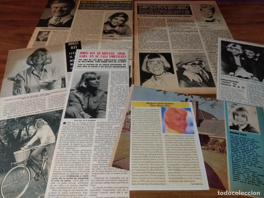 Otros Art&iacute;culos de Coleccionismo en Papel: (O053) Doris Day * Clippings Revista 2 Pgs + Recortes