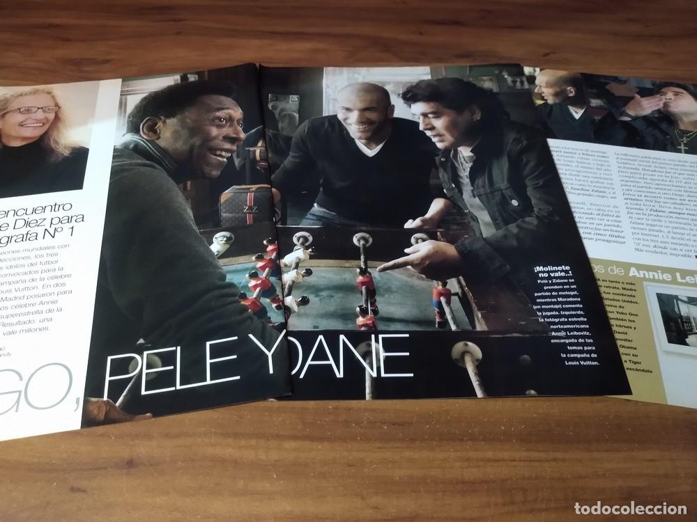 Otros Art&iacute;culos de Coleccionismo en Papel: (O347) Maradona Pele Zidane * Clippings Revista 3 Pgs * 2010