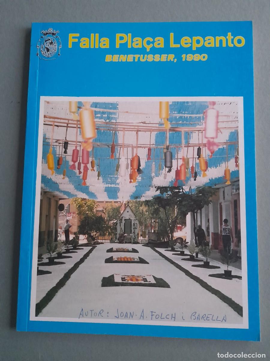 Otros Art&iacute;culos de Coleccionismo en Papel: Llibret de falla plaza lepanto, benetusser, Valencia 1990