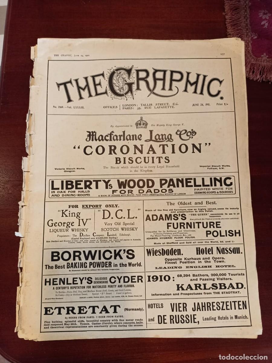 Otros Art&iacute;culos de Coleccionismo en Papel: The Graphic 24/6/1911 &rdquo;Coronation&rdquo;