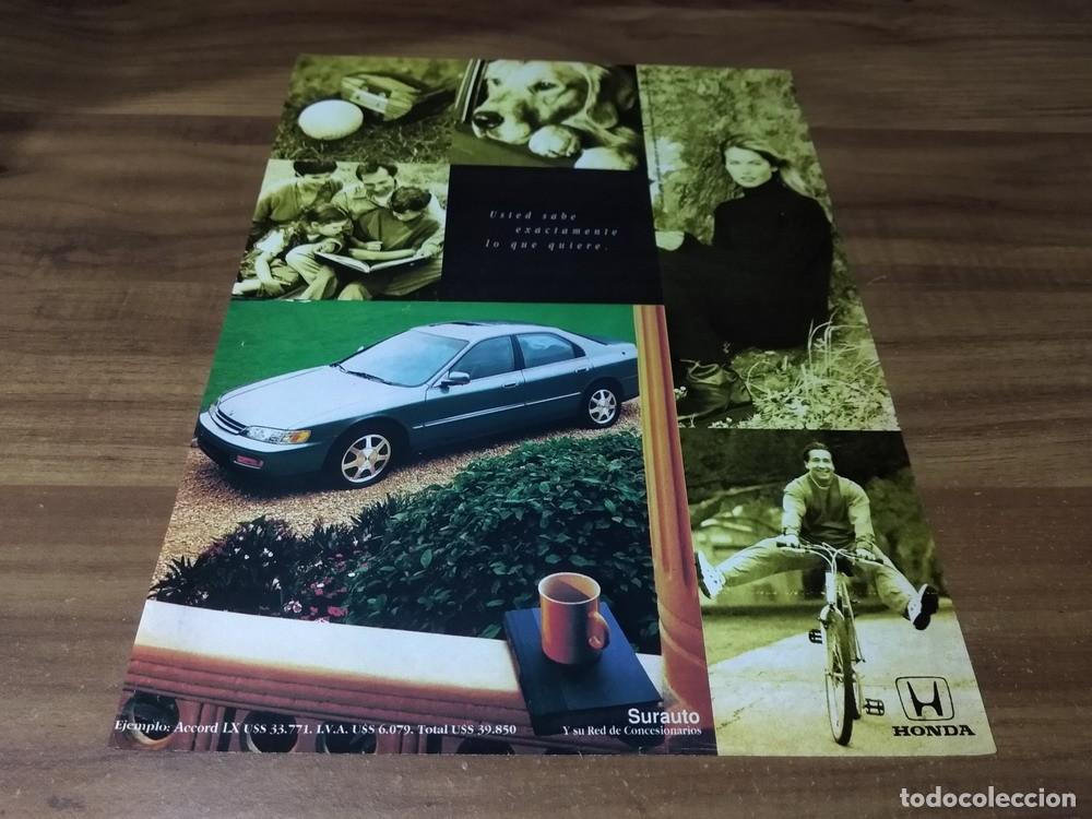 Otros Art&iacute;culos de Coleccionismo en Papel: (PH672) Publicidad Clipping Valeria Mazza * Honda