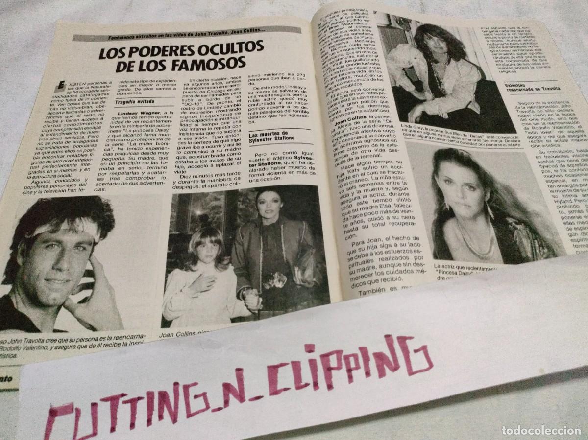 Otros Art&iacute;culos de Coleccionismo en Papel: Clipping RP852207 JOHN TRAVOLTA, LINDA GRAY, JOAN COLLINS, LINDSAY WAGNER