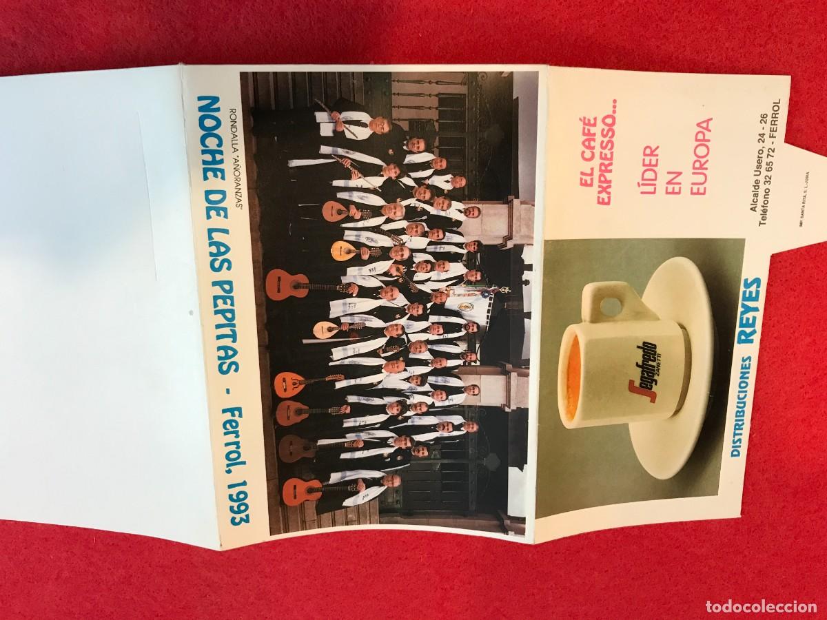 Paper Collecting Others: FOLLETO. RONDALLA A LAS LAS PEPITAS. RONDALLA A&Ntilde;ORANZAS. 1993. FERROL.